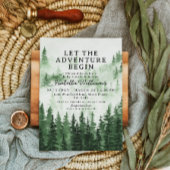 Misty Forest Adventure Baby shower Kaart