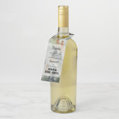 Misty Forest Birthday Favors Bottle Hanger Labels (Schuin)