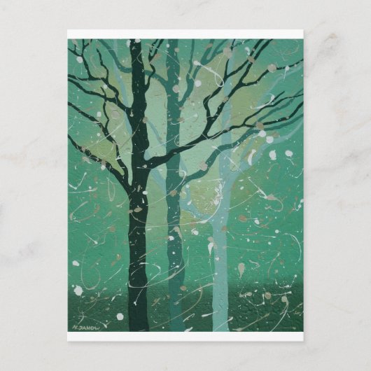 Misty Forest Briefkaart (Voorkant)