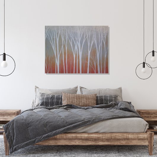 Misty Forest Canvas Afdruk