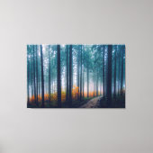 Misty Forest Canvas Afdruk (Voorkant)