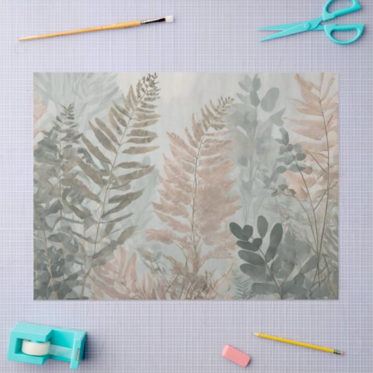 Misty Forest Elegance tissue paper Tissuepapier (Craft)