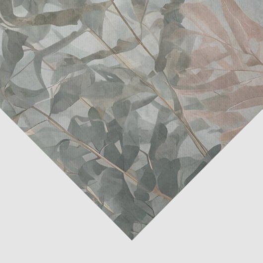 Misty Forest Elegance tissue paper Tissuepapier (Detail)