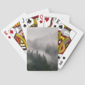 Misty Forest in de bergen Pokerkaarten (Achterkant)