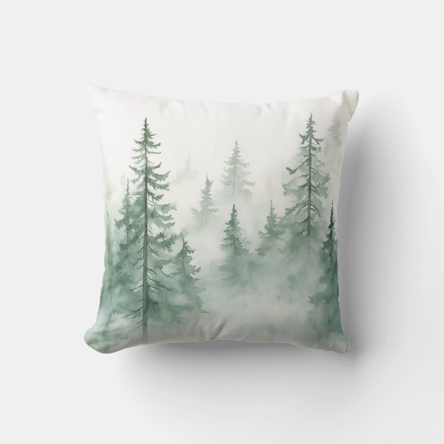 Misty Forest  Kussen (Voorkant)