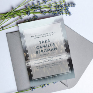 Misty Forest Lake Death Aankondiging