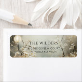 Misty Forest Light-retouradres Etiket (Insitu)