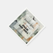Misty Forest Masculine Birthday Party Napkins Servet (Hoek)