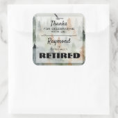 Misty Forest Masculine Party Favor Stickers (Tas)