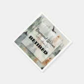 Misty Forest Masculine Party Napkins Servet (Hoek)