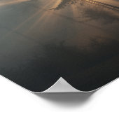 Misty Forest Morning Landscape Poster (Hoek)