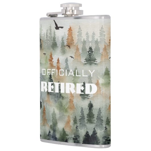 Misty Forest Officieel in ruste kolf Heupfles (Links)