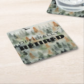 Misty Forest Officieel in ruste Onderzetters (Schuin)