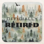 Misty Forest Officieel in ruste Onderzetters (Voorkant)