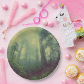 Misty Forest Papieren Bordje (Feest)