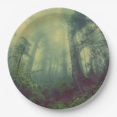 Misty Forest Papieren Bordje (Voorkant)