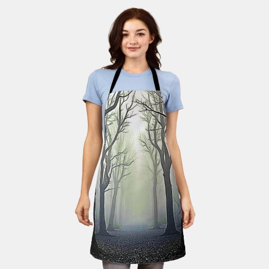 Misty Forest Path: Eerie Beauty Schort (Gedragen)