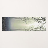 Misty Forest Path: Eerie Beauty Yogamat (Achterkant (horizontaal))
