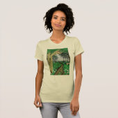 Misty Forest Path T-shirt (Voorkant volledig)