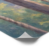 Misty Forest Rope Bride - Impressionistische Kunst Poster (Hoek)