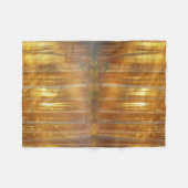 Misty Forest Scene Fleece Deken (Voorkant (Horizontaal))