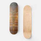 Misty Forest Scene Persoonlijk Skateboard (Voorkant)