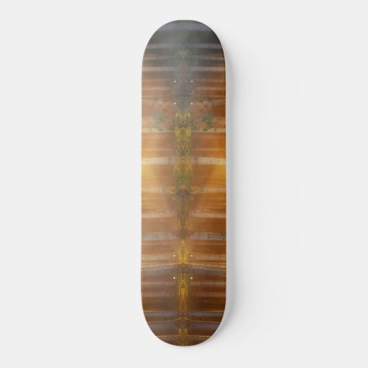 Misty Forest Scene Persoonlijk Skateboard (Voorkant)
