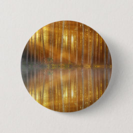 Misty Forest Scene Ronde Button 5,7 Cm