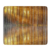 Misty Forest Scene Snijplank (Voorkant)