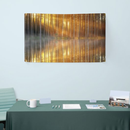 Misty Forest Scene Spandoek (Beurs)