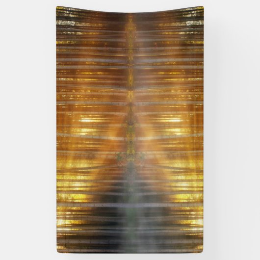 Misty Forest Scene Spandoek (Verticaal)