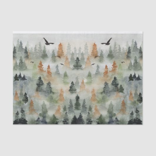 Misty Forest Tissuepapier (Voorkant)