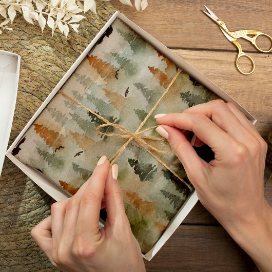 Misty Forest Tissuepapier