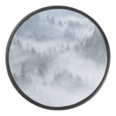 Misty Forest Valley Hockey Puck (Voorkant)