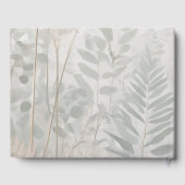 Misty Forest Wedding Guest Book Gastenboek (Achterkant)