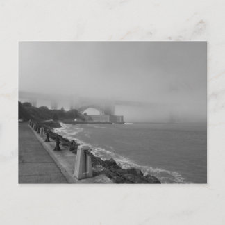 Misty Golden Gate Bridge I Briefkaart