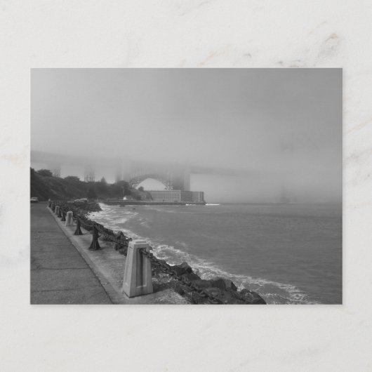 Misty Golden Gate Bridge I Briefkaart (Voorkant)