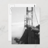 Misty Golden Gate Bridge II Briefkaart (Voorkant / Achterkant)