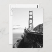Misty Golden Gate Bridge V Briefkaart (Voorkant / Achterkant)