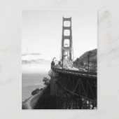 Misty Golden Gate Bridge V Briefkaart (Voorkant)