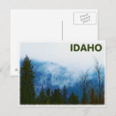 Misty Gray Briefkaart (Voorkant / Achterkant)