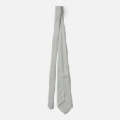 Misty Gray Green Solid Color Stropdas (Achterkant)