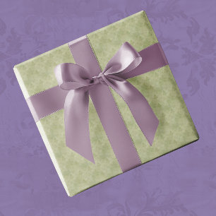  Misty Green Antiek Damask Alle gelegenheden Cadeaupapier
