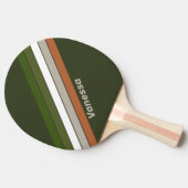 Misty Grove gestreept met naam Tafeltennisbatje (Zijkant)