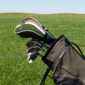 Misty Grove Pin Gestreept met Naam Golfheadcover (Insitu)