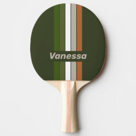 Misty Grove Pin Gestreept met Naam Tafeltennisbatje