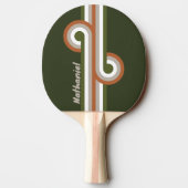 Misty Grove Stripe Loop met naam Tafeltennisbatje (Achterkant)