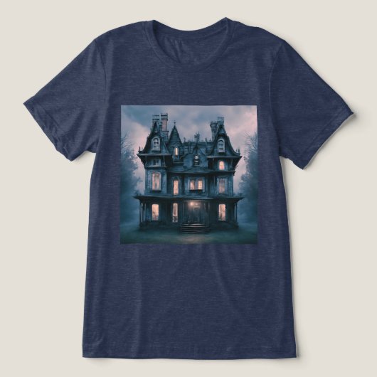 Misty Haunted House T-shirt (Design voorkant)