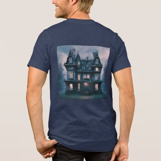 Misty Haunted House T-shirt (Achterkant)