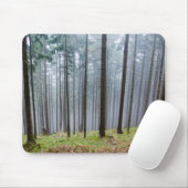 Misty herfst bos ontspanning muismat (Met muis)